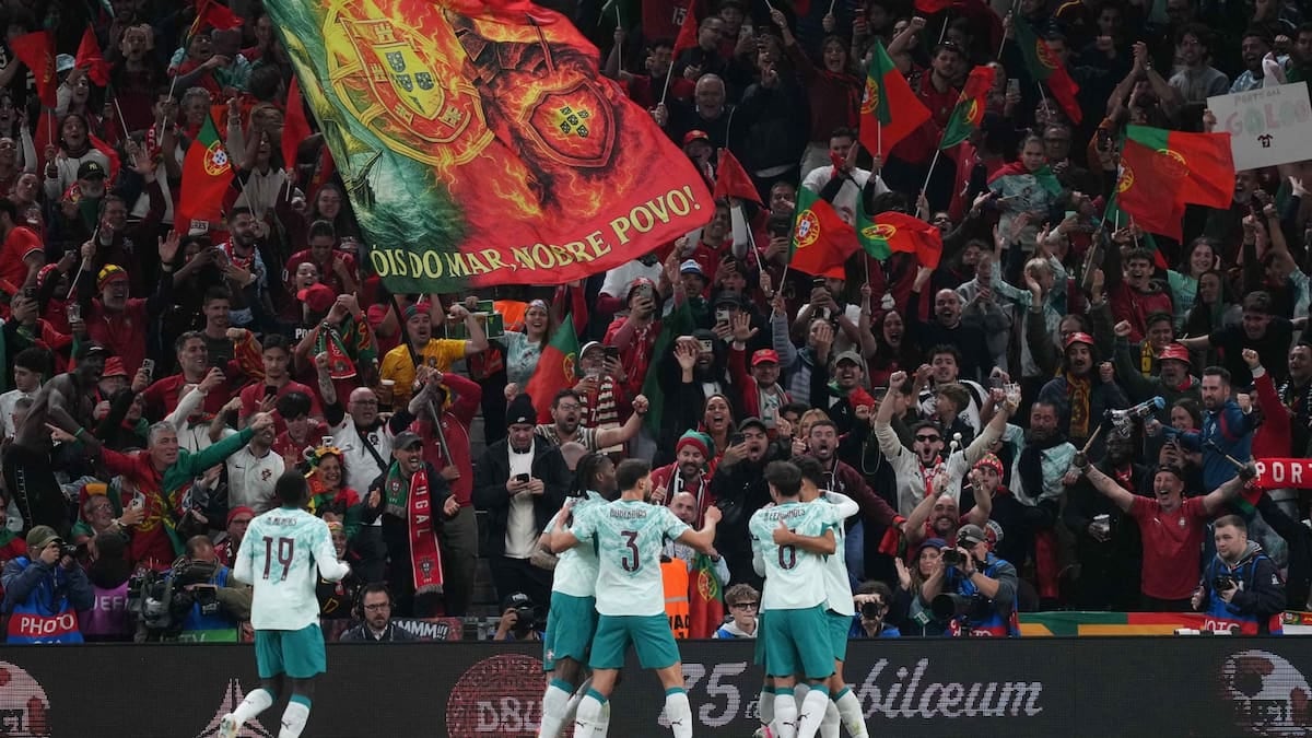 Sin el Bicho, Portugal igual se dio un festín en Dinamarca y sigue de racha en la Nations League
