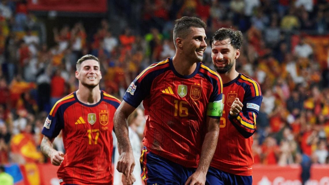 España sigue de fiesta: le metió tres a Chequia y arriba manda en la Nations