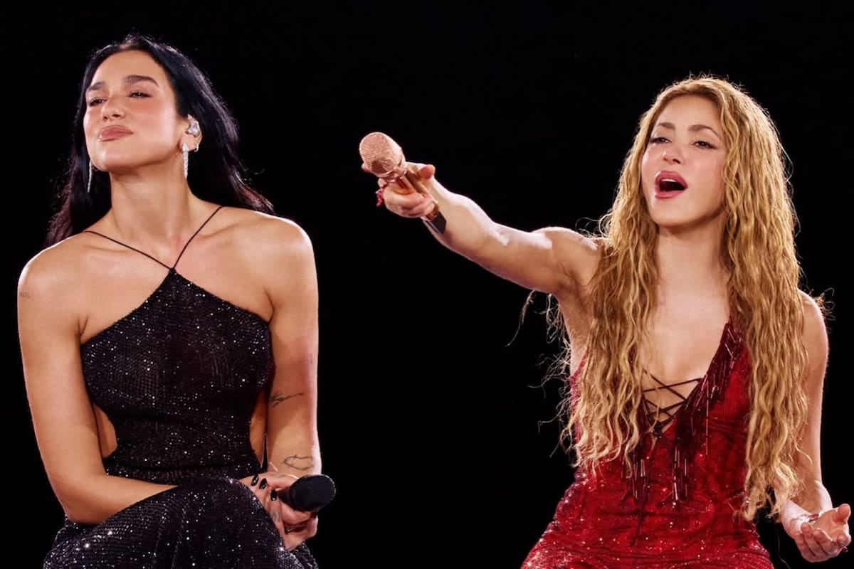 Shakira y Dua Lipa, el cruce que Madrid esperaba sin saberlo
