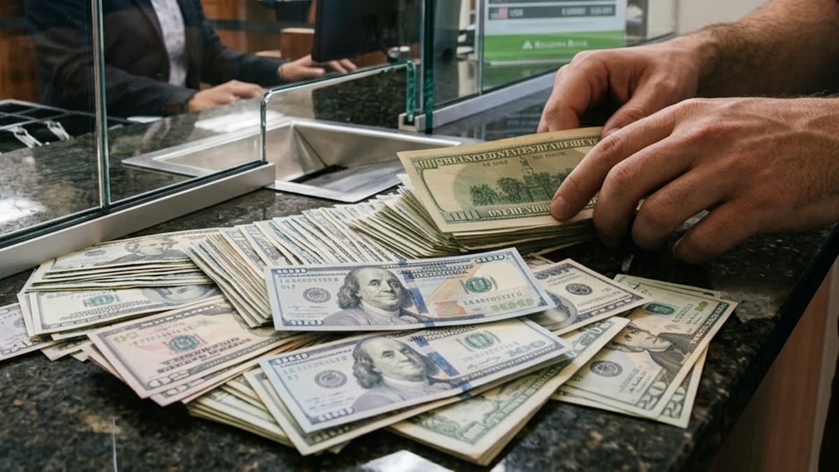 El dólar oficial y el blue coinciden en $1540 para la venta y el riesgo país se sostiene en 579 puntos