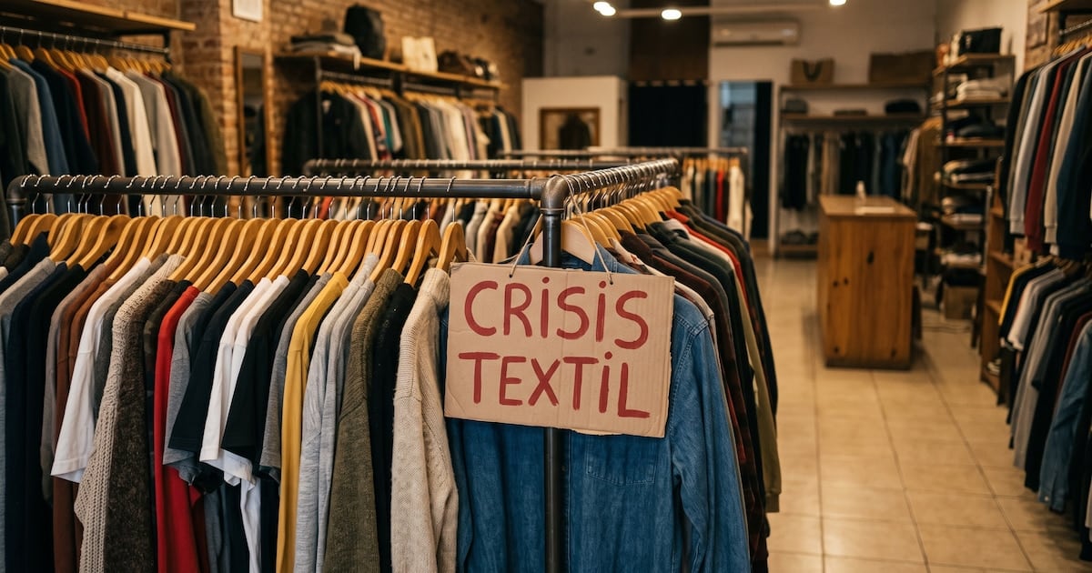 Textil en rojo: la producción se derrumba 22,6% en lo que va del año y el empleo formal pierde más de 28.000 puestos desde diciembre de 2023
