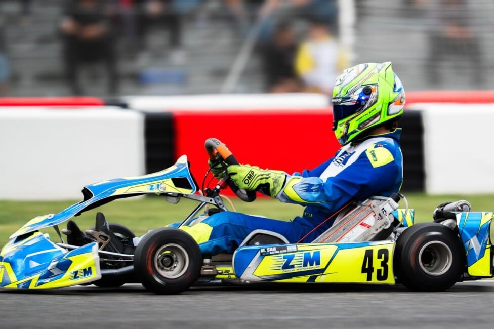 El Rayito llegó, peleó y se fue con la frente alta: Saa cerró 31° en la final del Mundial de Karting en Viterbo