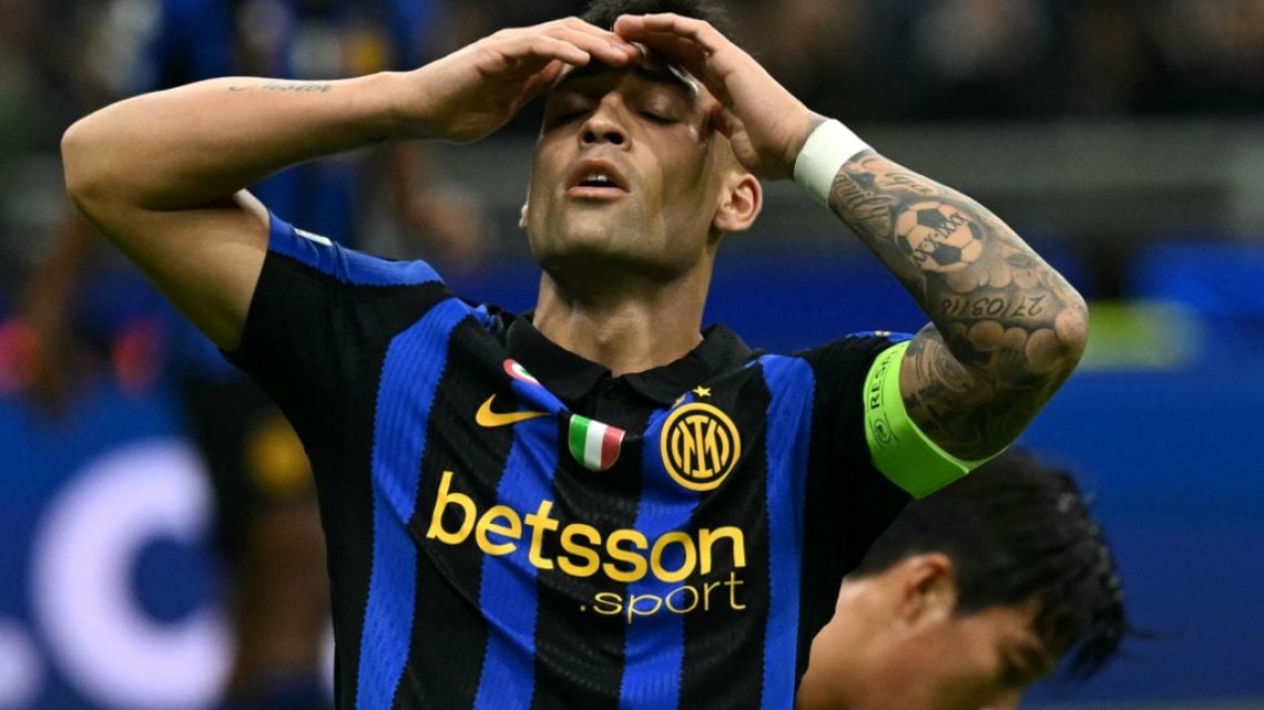El Toro se quedó sin nafta: Lautaro se pierde el clásico con el Milan y tiembla la Selección
