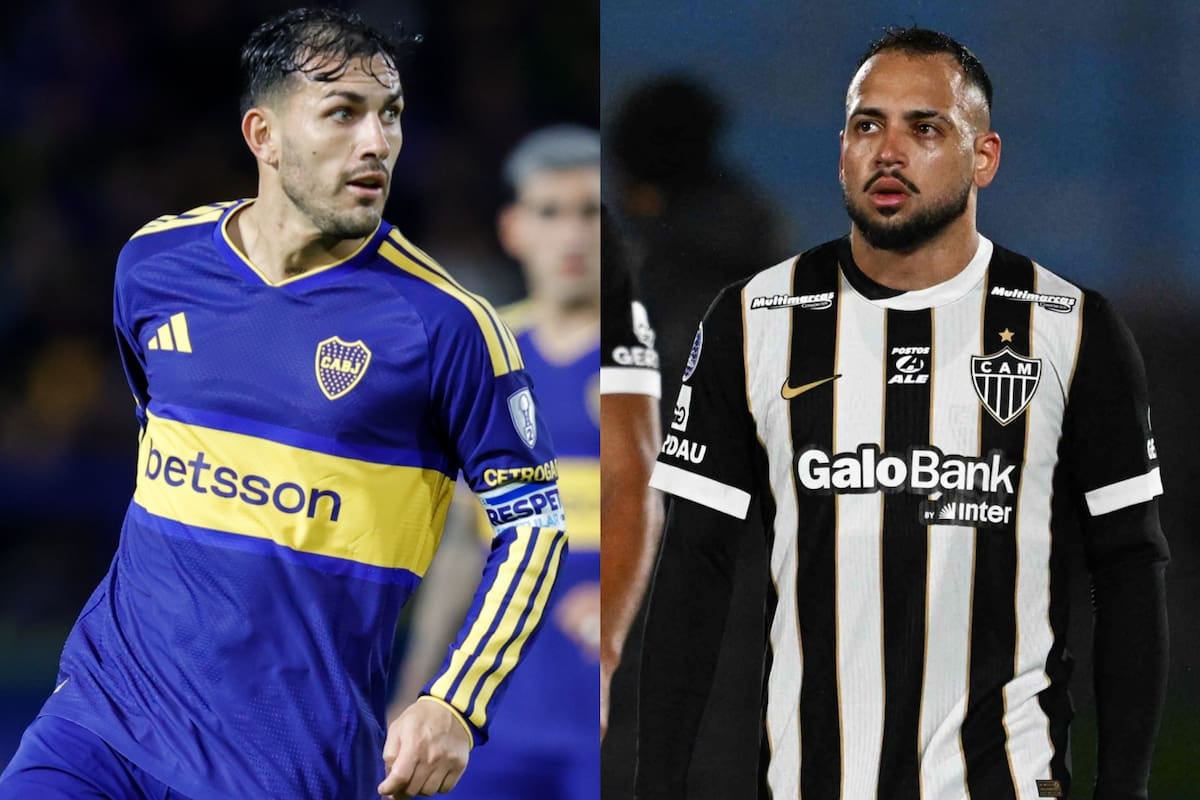 Boca y Atlético Mineiro se encuentran por la Sudamericana en Barranquilla